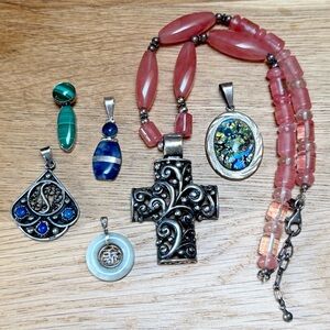 Sterling Silver Pendant Lot